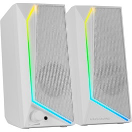 Mars Gaming MS72W Altavoces Gaming 2.0 RGB Blanco 15W RMS